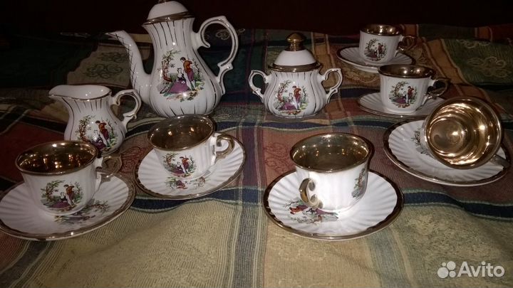 Кофейный новый Сервиз Мадонна китайская