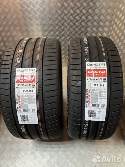 Kumho Ecsta PS71 SUV 275/40 R21 и 315/35 R21 111Y