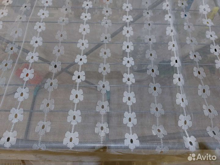 Тюль готовая и отрезы