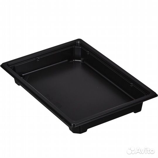 Емкость С-19 черная (Комус) с крышкой для суши