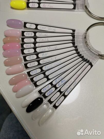 Гель-лаки, топы, базы, дизайны. Набор для маникюра