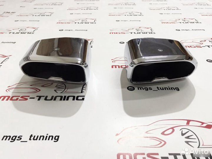Насадки на выхлоп BMW X3 Series G01 хром