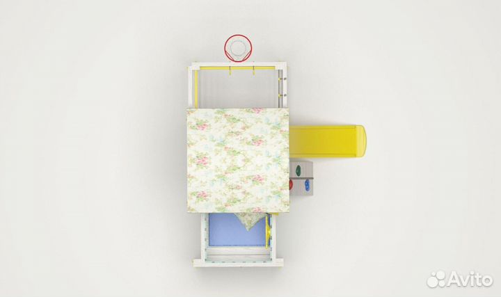 Игровой комплекс для детей Baby 3 голубой