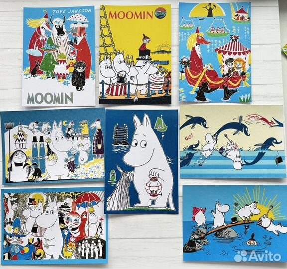 Финские открытки с Муми-троллями
