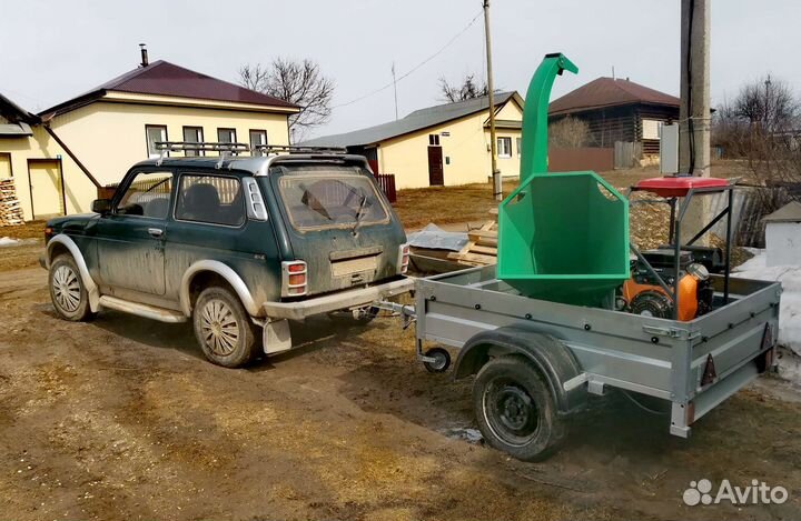 Измельчитель веток, скос травы