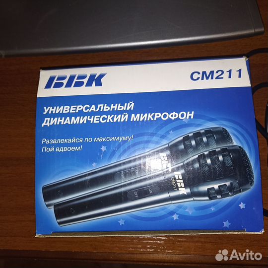 Микрофоны проводные для караоке BBK