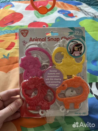 Развивающий коврик bright starts с доп.Игрушками