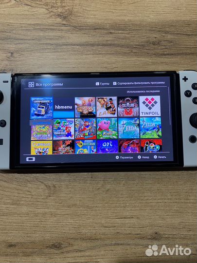 Nintendo switch oled 256gb (прошитая)