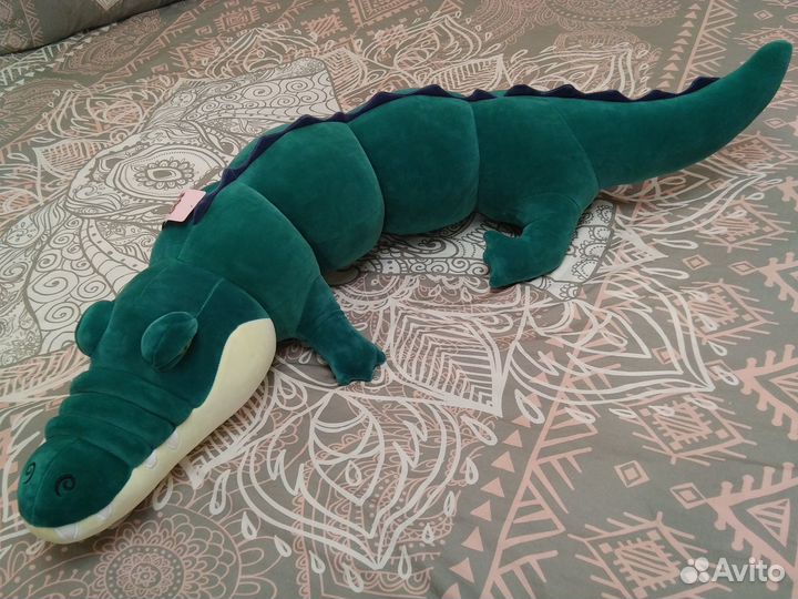 Крокодил темно-зеленый 120 см