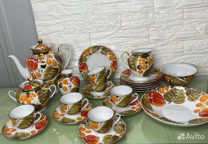 Сервиз кофейный Щедрая Осень лфз СССР
