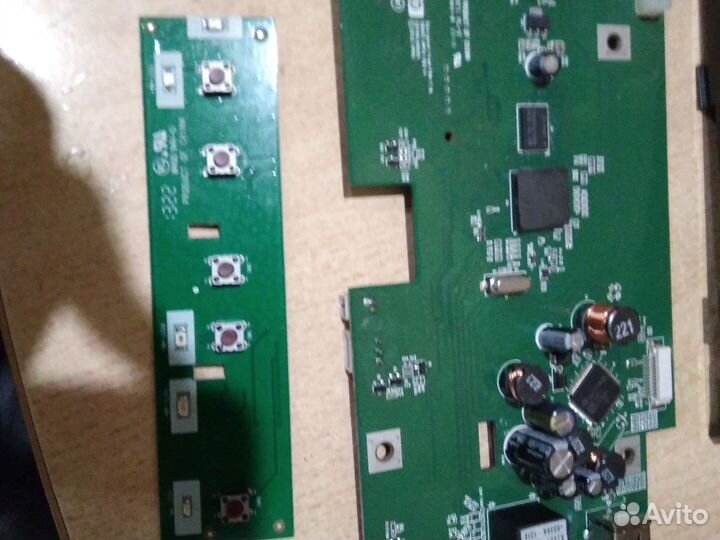 Плата от принтера hp и кнопки от принтера hp