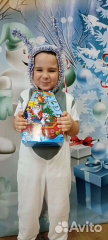 Новогодний костюм зайчика