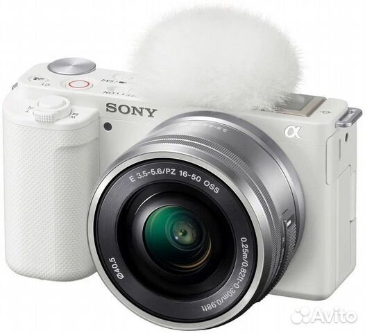 Sony ZV-E10 kit 16-50mm, белый новый, гарантия