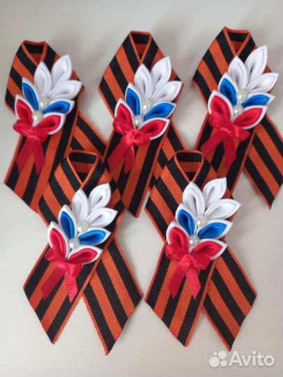 Георгиевская лента броши