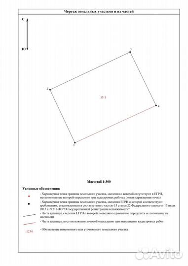 Технический план, Межевание, Схема на кпт