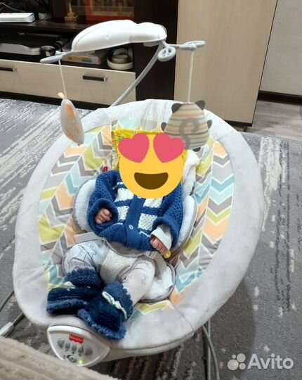 Шезлонг Fisher-Price Плюшевый щенок