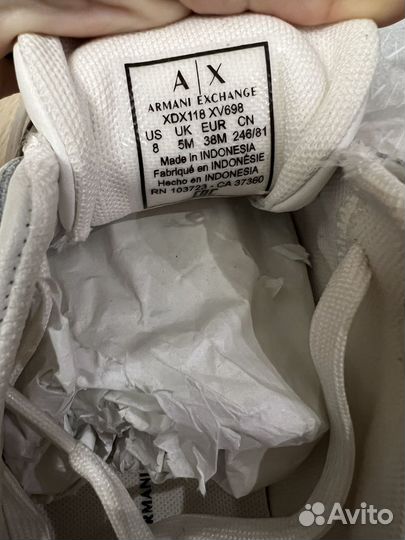 Armani exchange кроссовки