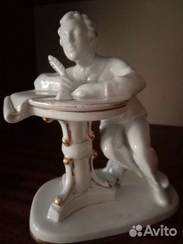 Фарфоровые статуэтки СССР Пушкин
