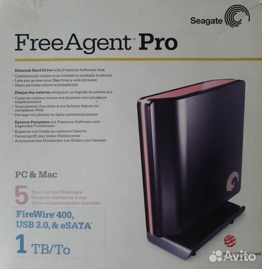 Внешний HDD 1Tb seagate 3,5