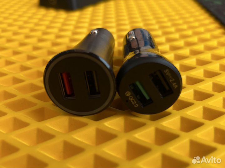 Автомобильные зу QC 2.0, 3.0