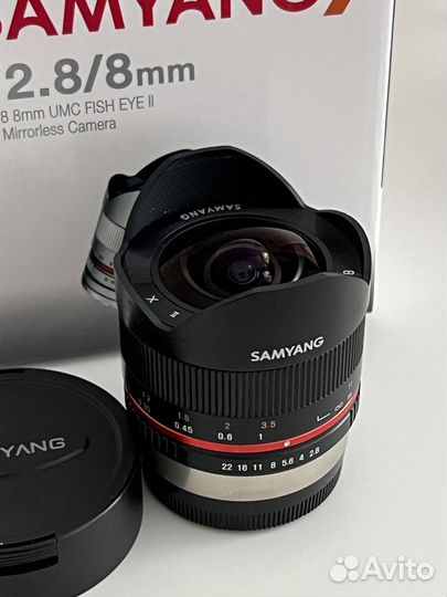 Samyang 8mm f2.8 fish EYE II Fuji X-mount