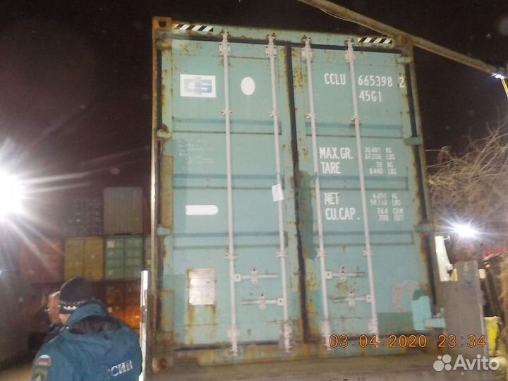 Морской контейнер 40 футов б/у