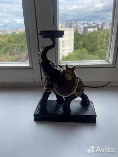 Подсвечник, фигурка слона