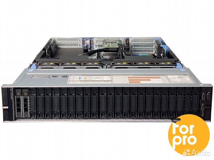 Сервер dell R740xd 24SFF 2x4215Sil 192GB, H330