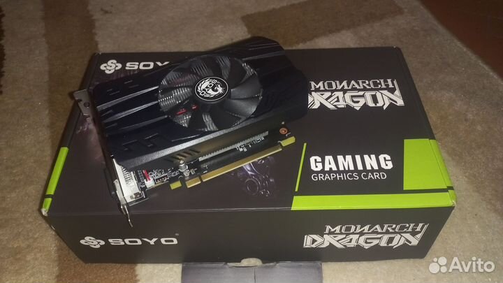 Видеокарта AMD rx550 4 гб