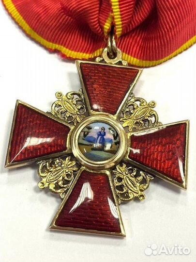 Орден Св. Анны 2-й ст. С документом. Золото
