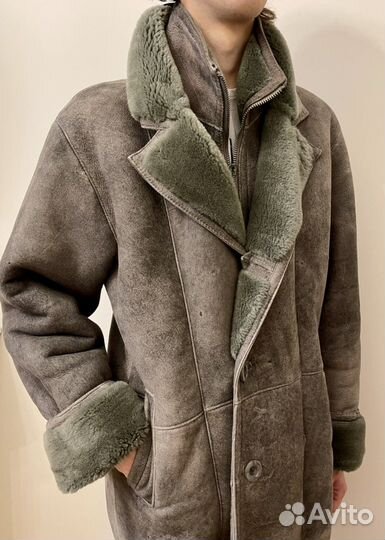 Дубленка натуральная мужская 48 50 размер