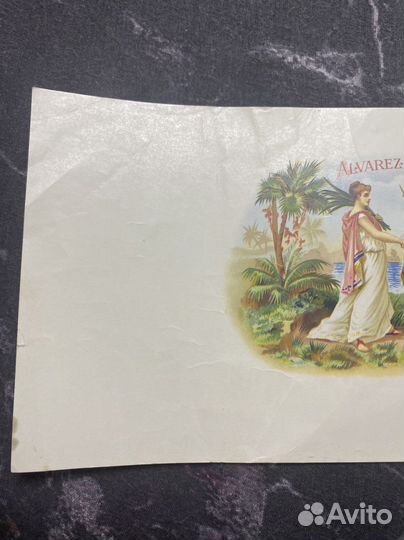 Alvarez Lopez Habana La Corona табак этикетка