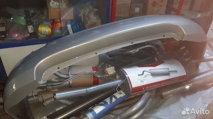 Бампер калина 1118 задний крашеный серо-бежевый