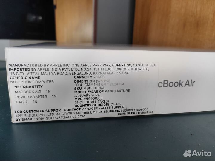 Apple macbook pro 13 2020 m1 8gb 256gb