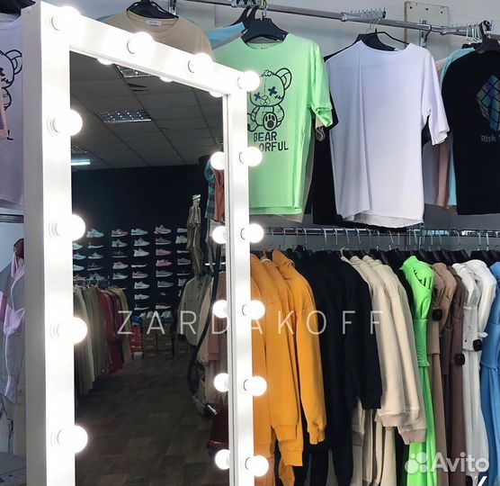 Гримерное зеркало с подсветкой