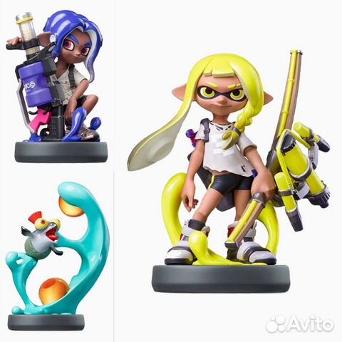 Splatoon 3 Amiibo card набор 3 шт