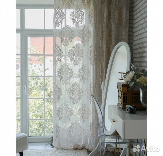Штора тюлевая