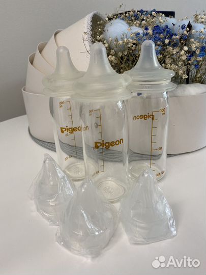 Детские бутылочки pigeon