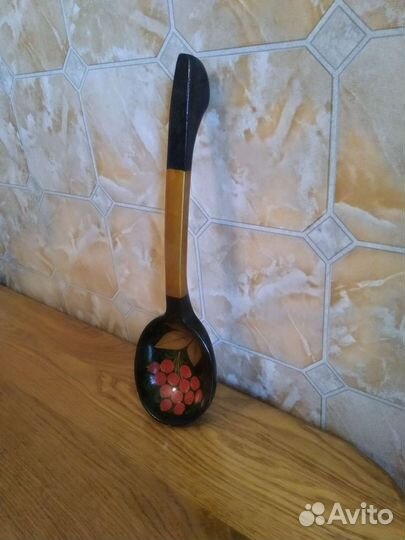 Ложка деревянная большая новая СССР