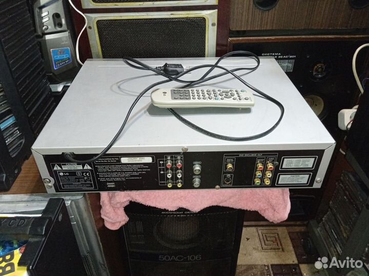 Видеодвойка LG DVD+VHS стерео пишущий