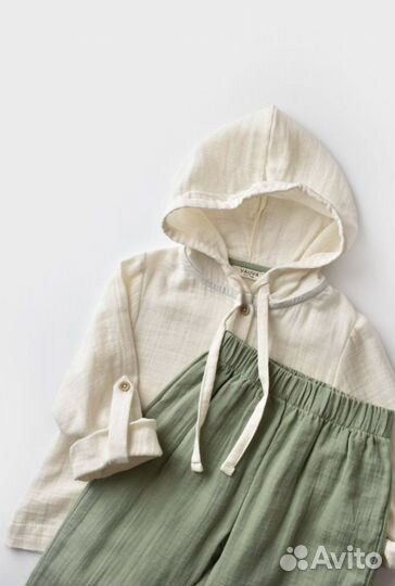 Комплект штаны с рубашкой из муслина