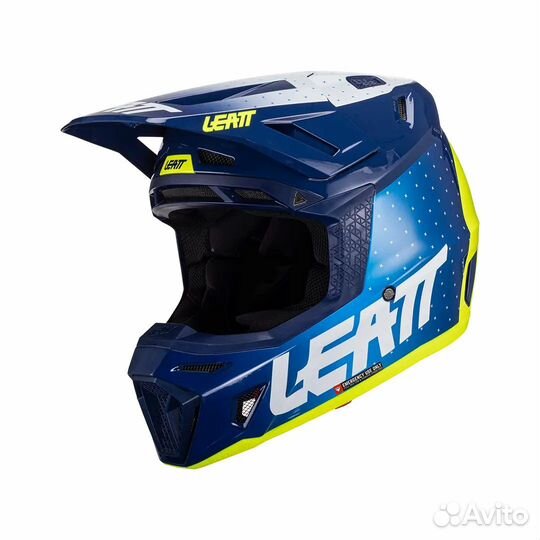 Helmet Kit Leatt Moto 8.5 Bluе Kpocc-эндypo Шлем