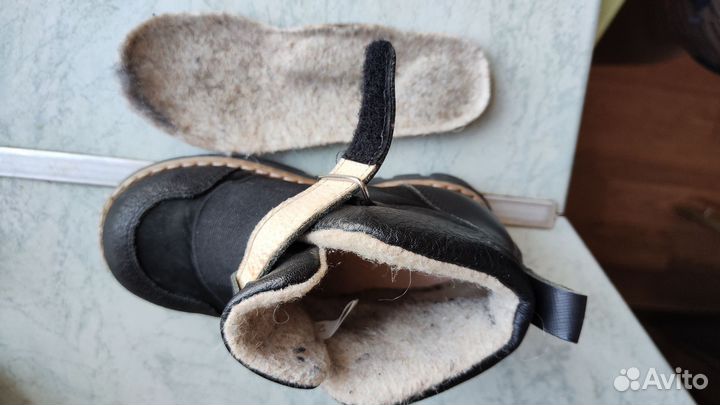 Ботинки детские кожаные, р. 27