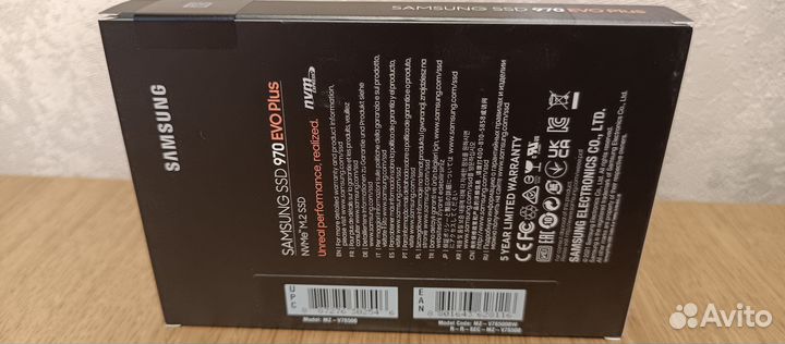 SSD Samsung 970 evo plus 500gb