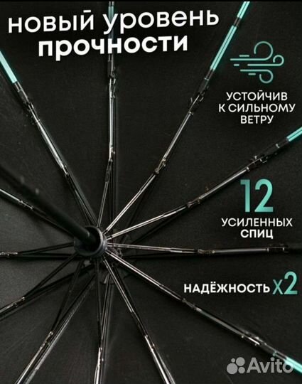 Зонт автомат новый