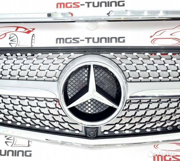 Решётка Mercedes Vito w447 Diamond Silver 14-18