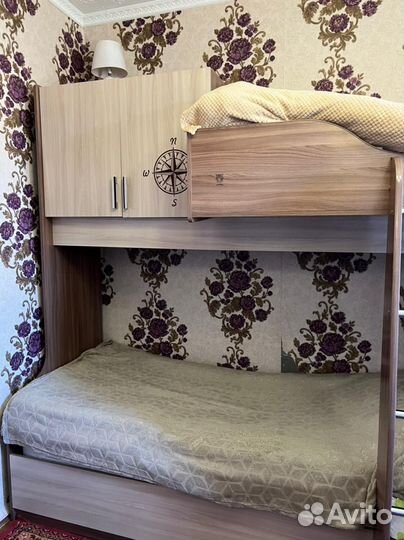 Двухъярусная кровать бу с матрасами