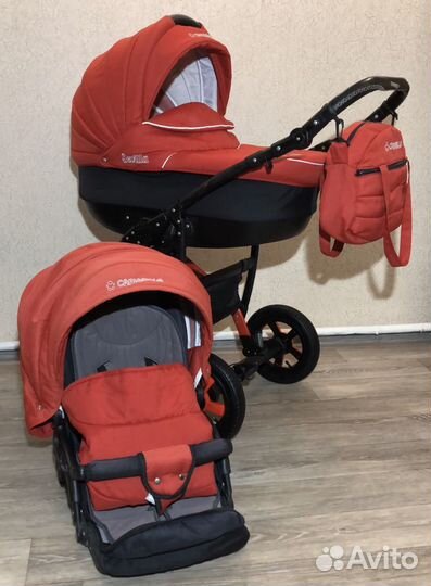 Коляска camarelo 2в1