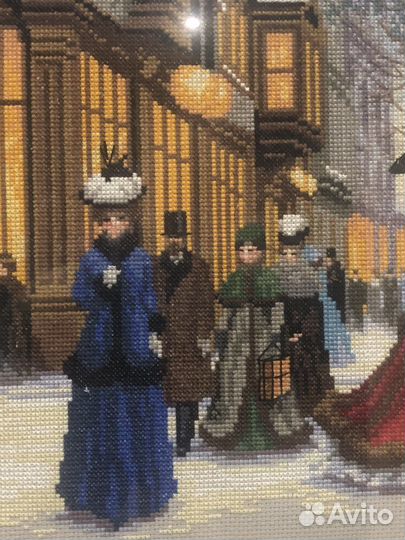 Картина вышитая крестом