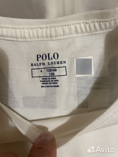 Лонгслив/футболка Polo Ralph Lauren,6лет